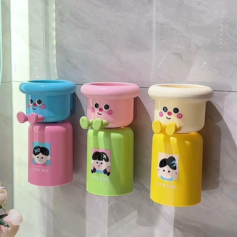 WallMate Toothbrush and Cup Holder