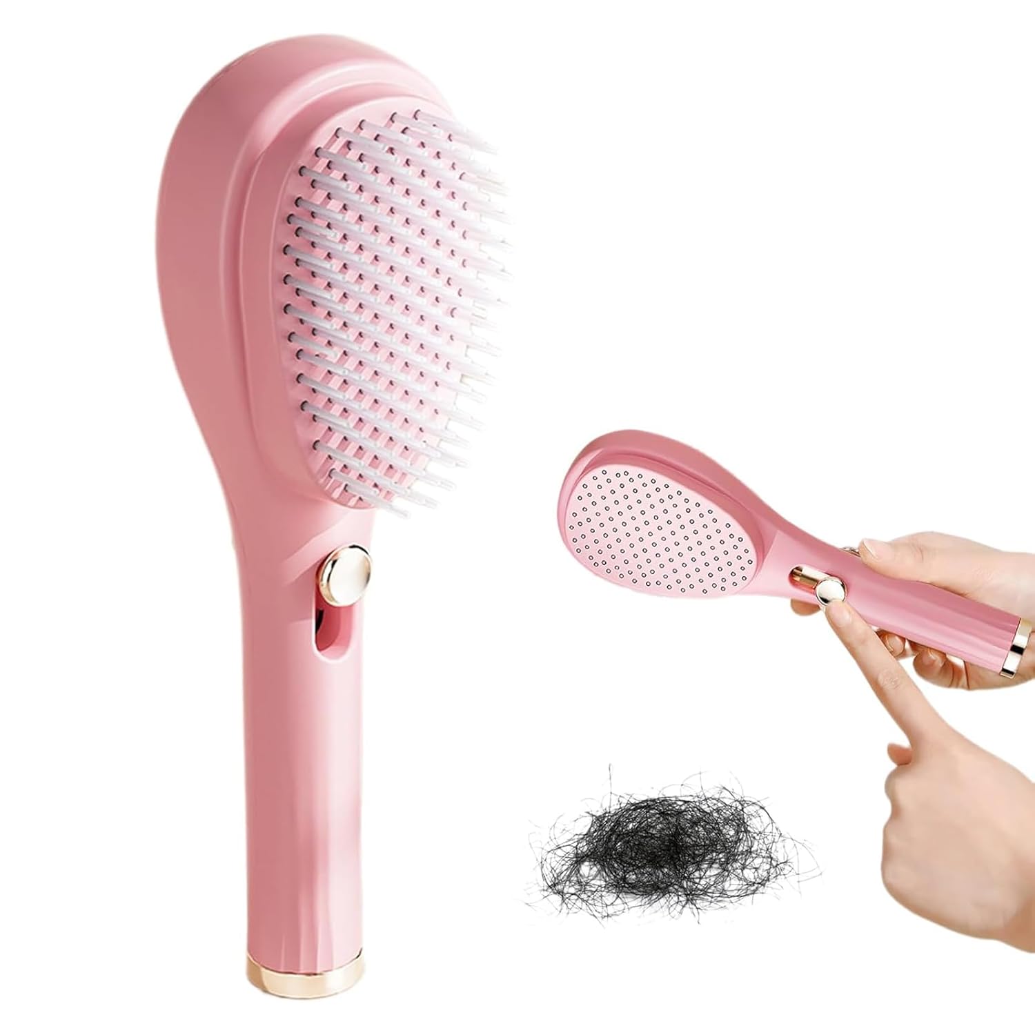 Retractable Hair Brushe and Massager