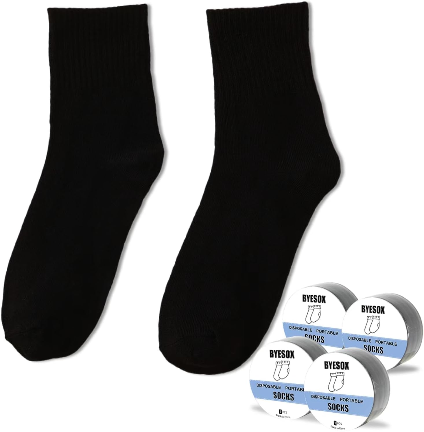 On-The-Go Compressed Comfort Travel Socks