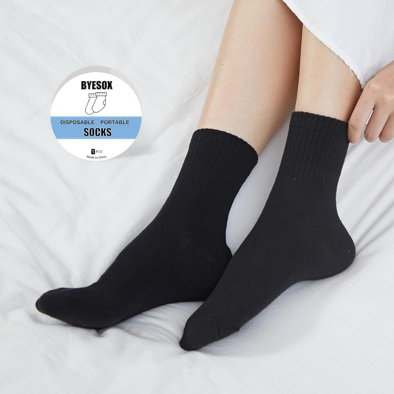 On-The-Go Compressed Comfort Travel Socks