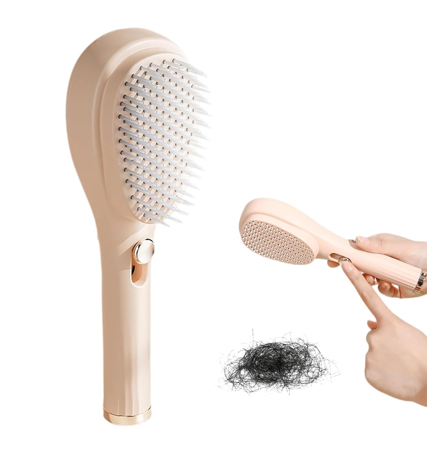 Retractable Hair Brushe and Massager