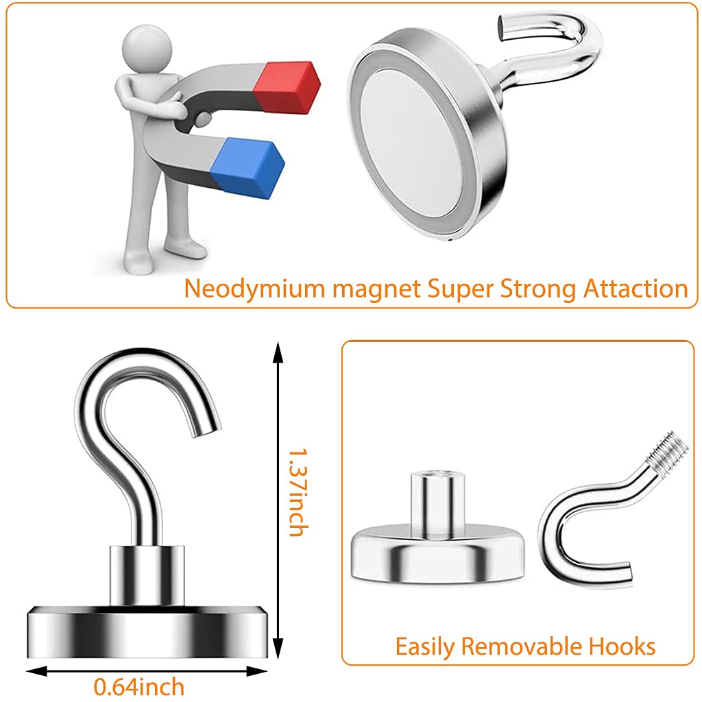 NinjaMag Heavy Duty Hooks
