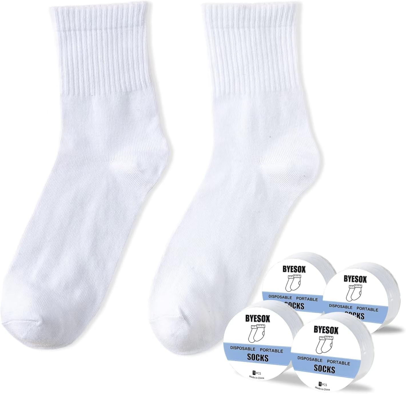 On-The-Go Compressed Comfort Travel Socks