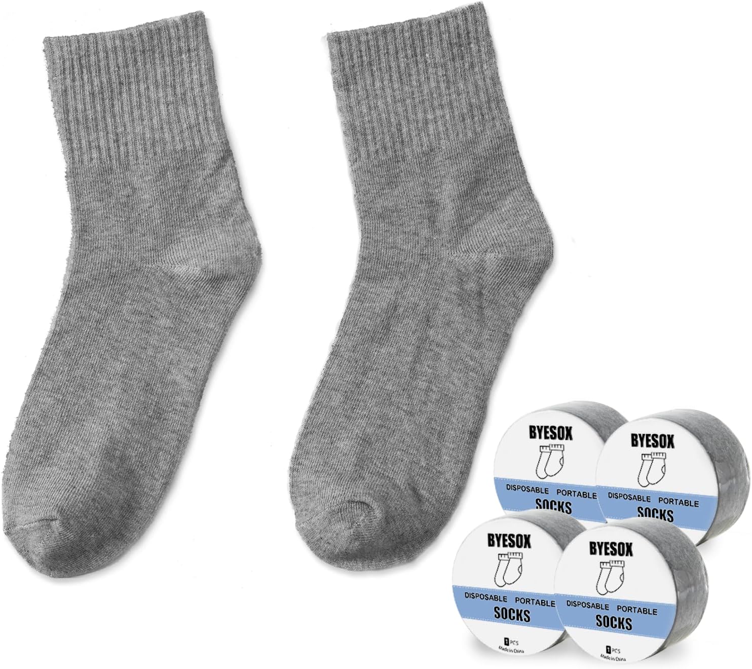 On-The-Go Compressed Comfort Travel Socks