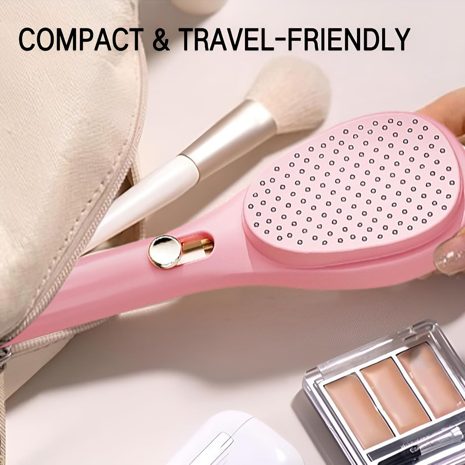 Retractable Hair Brushe and Massager