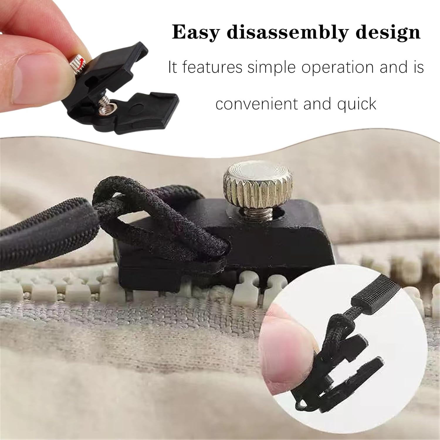 Smart EasyAttach Zipper