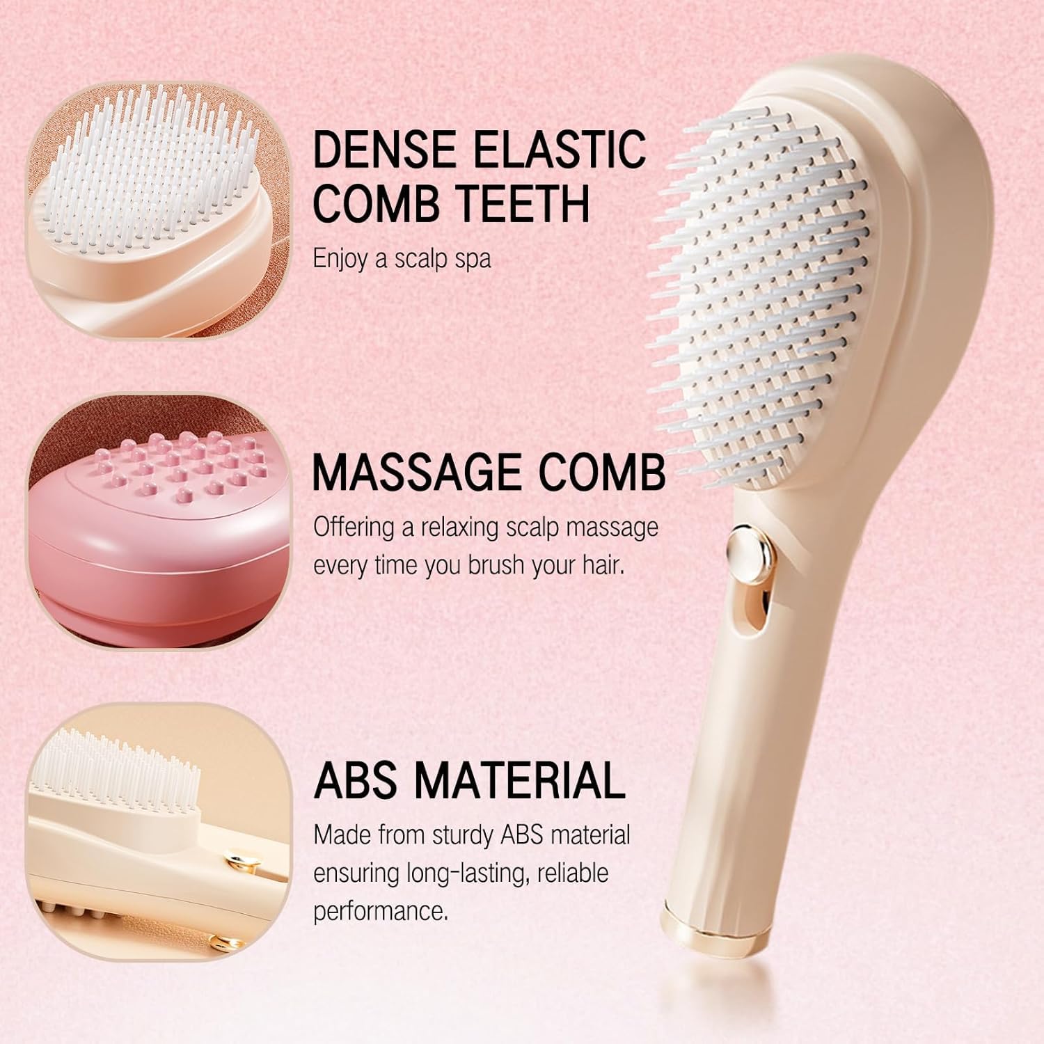 Retractable Hair Brushe and Massager