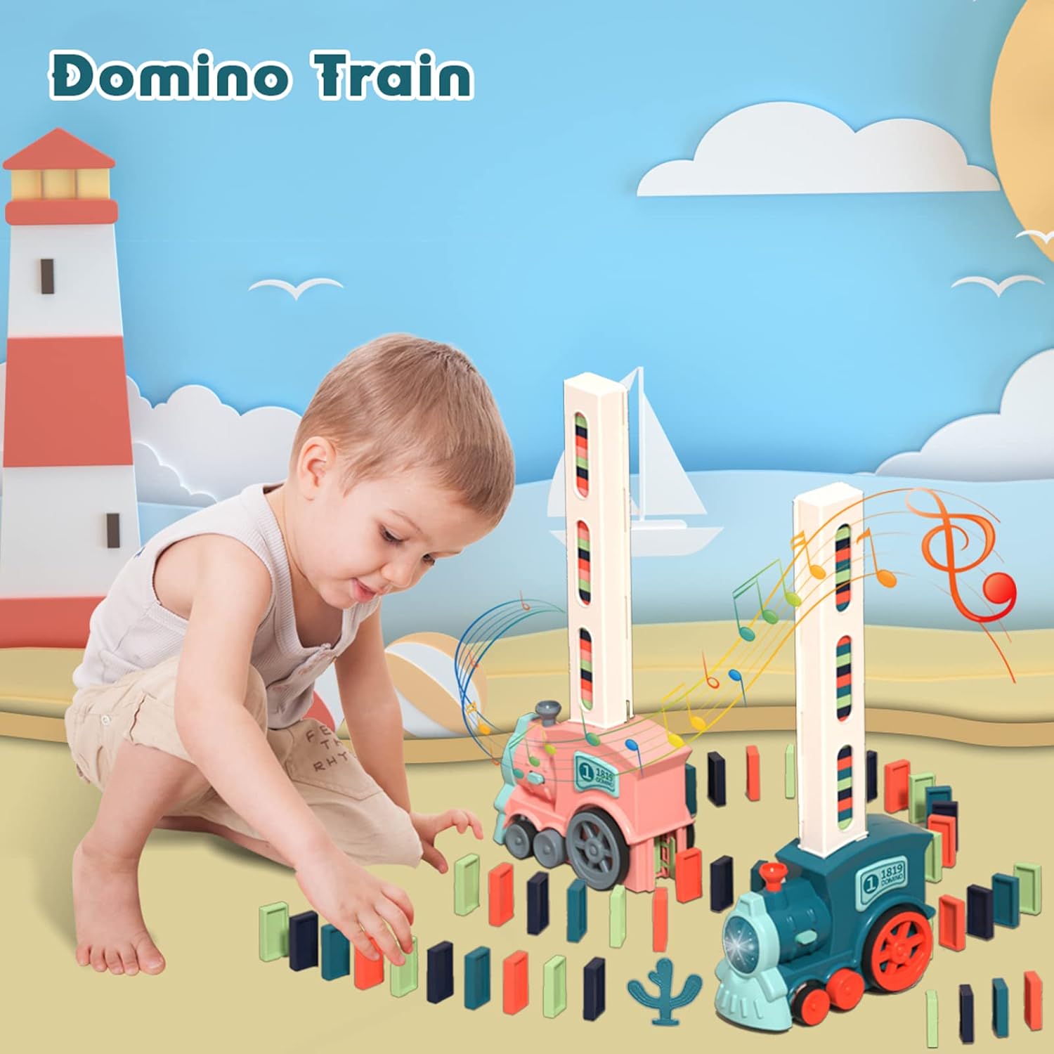 Kids Railroad Building Blocks