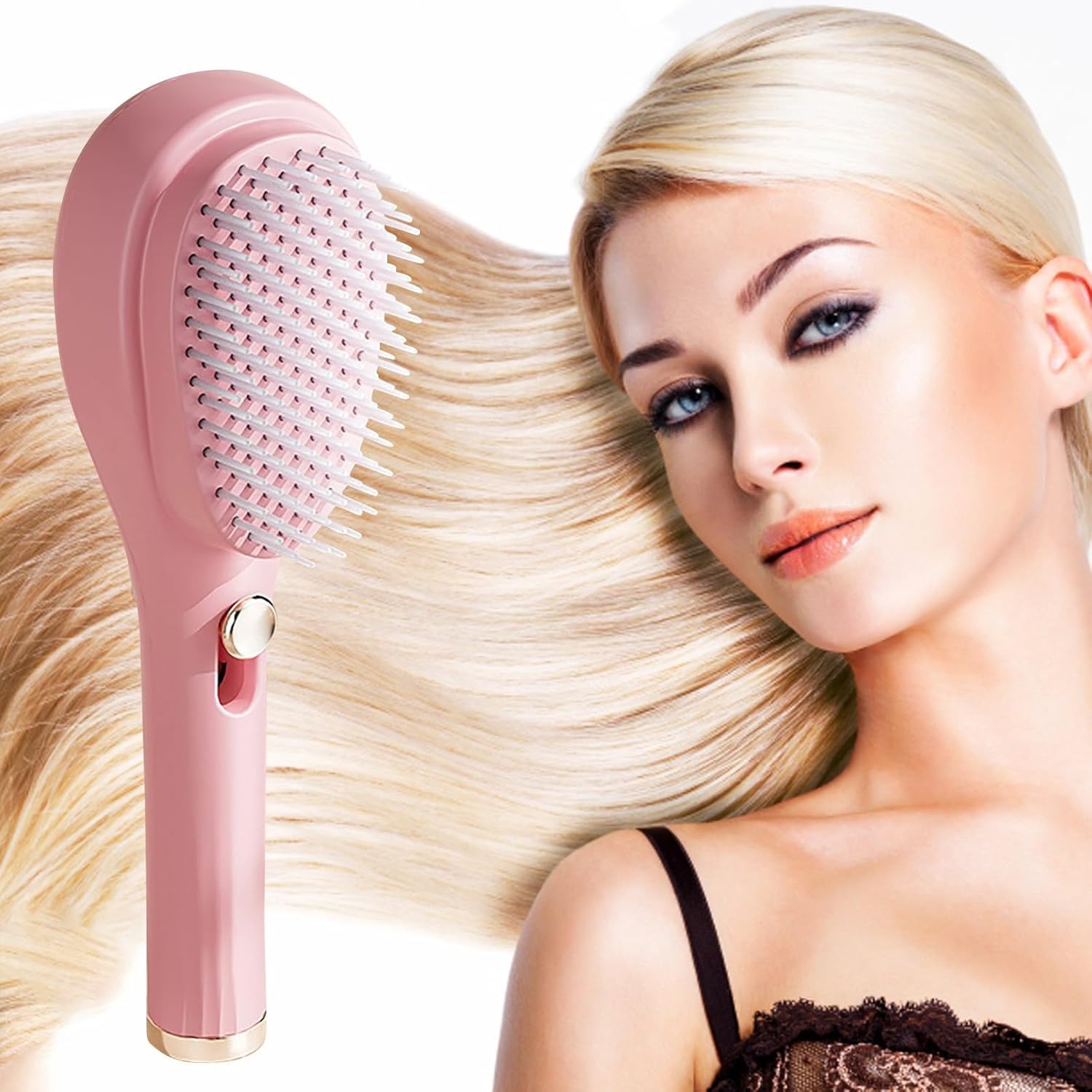 Retractable Hair Brushe and Massager