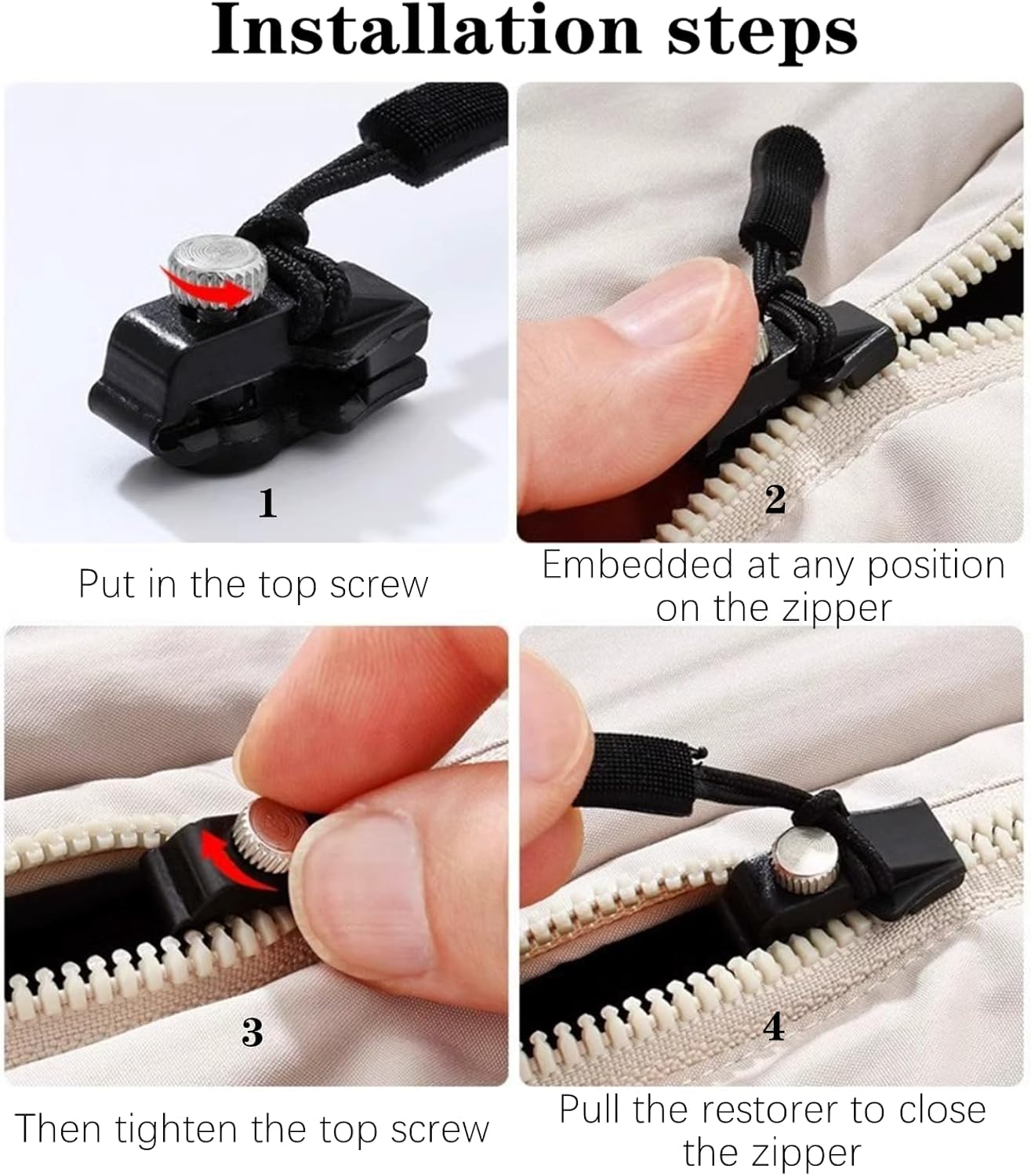 Smart EasyAttach Zipper