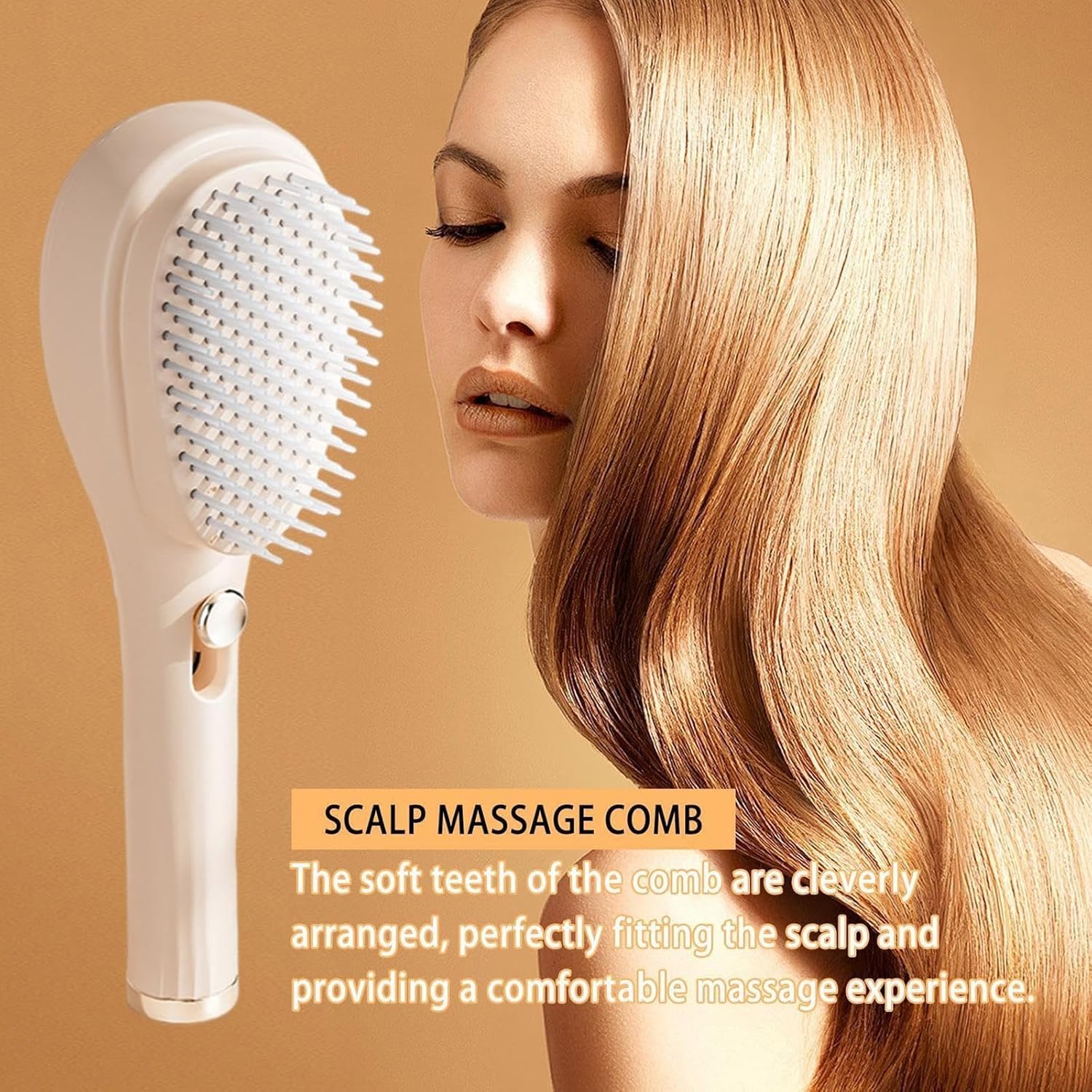 Retractable Hair Brushe and Massager