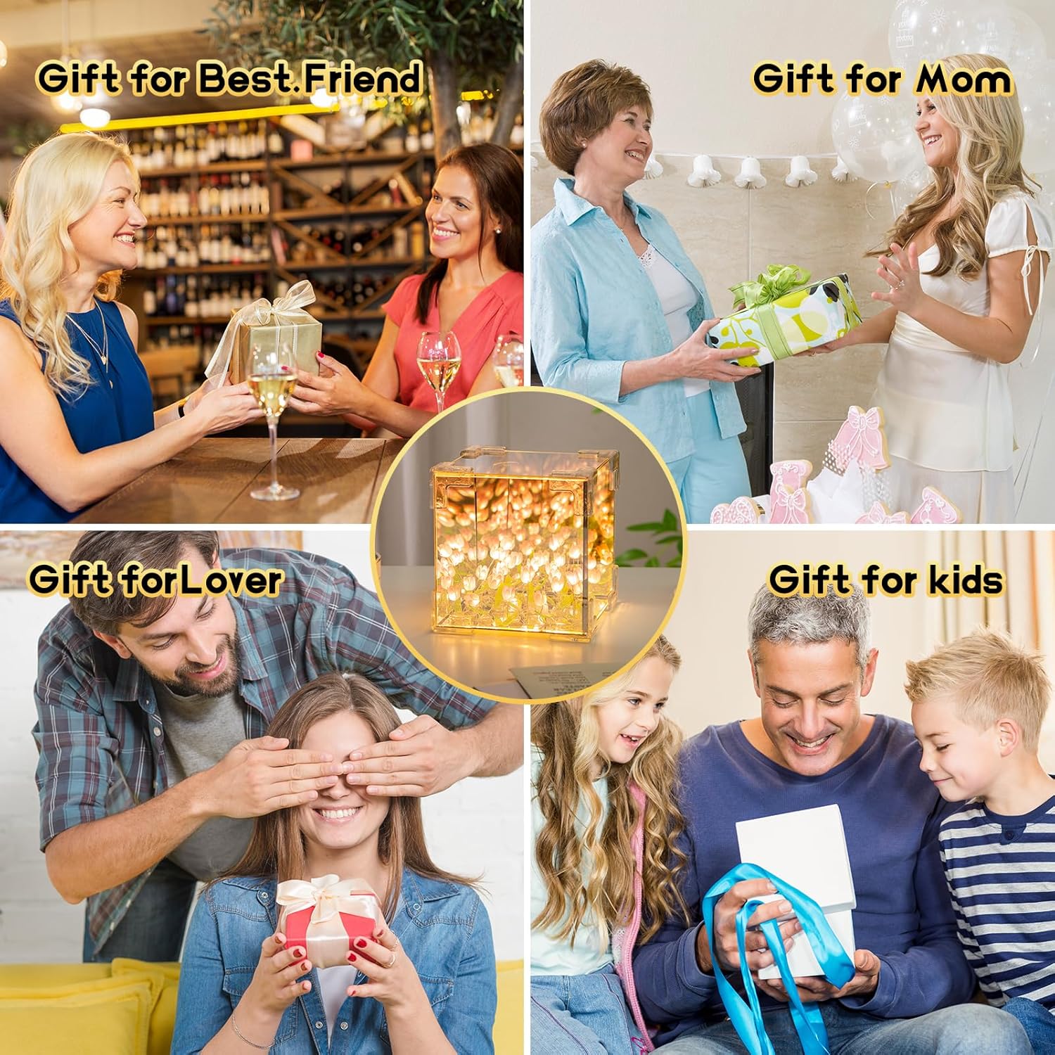 GlowGarden Mirror Lamp - DIY Compact Packaging