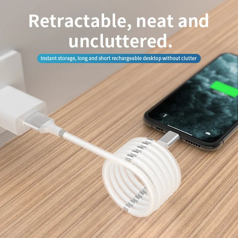 AutoFold MagnetCable - USB to Type-C