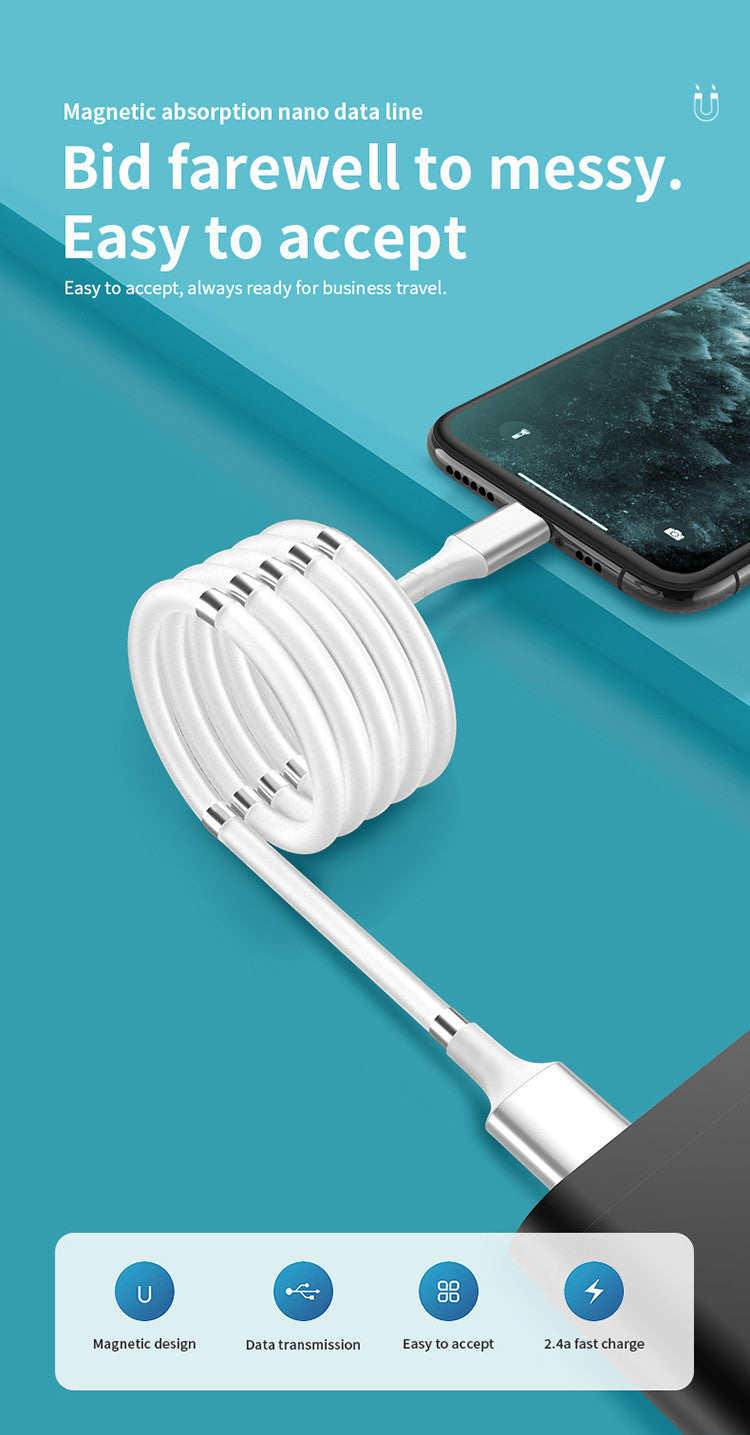 AutoFold MagnetCable - USB to Type-C