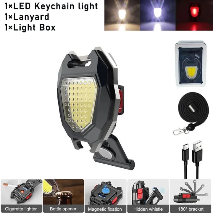 SoboStuff Latest Keychain Light with 6 light modes