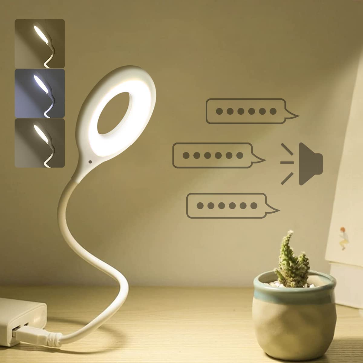 SoboStuff Voice Controlled Smart USB Led Light