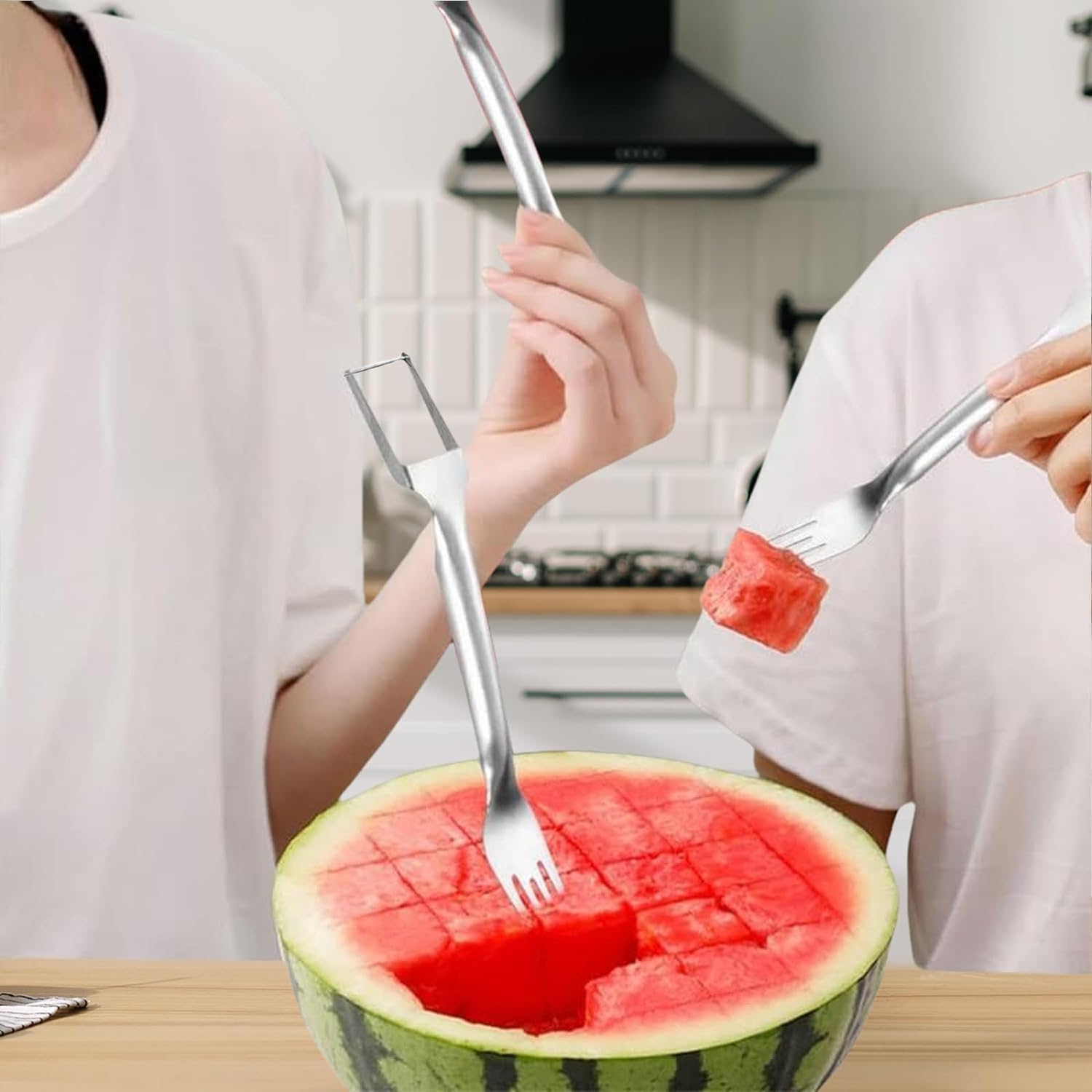 SmoothCubes 2-in-1 Watermelon Cutter