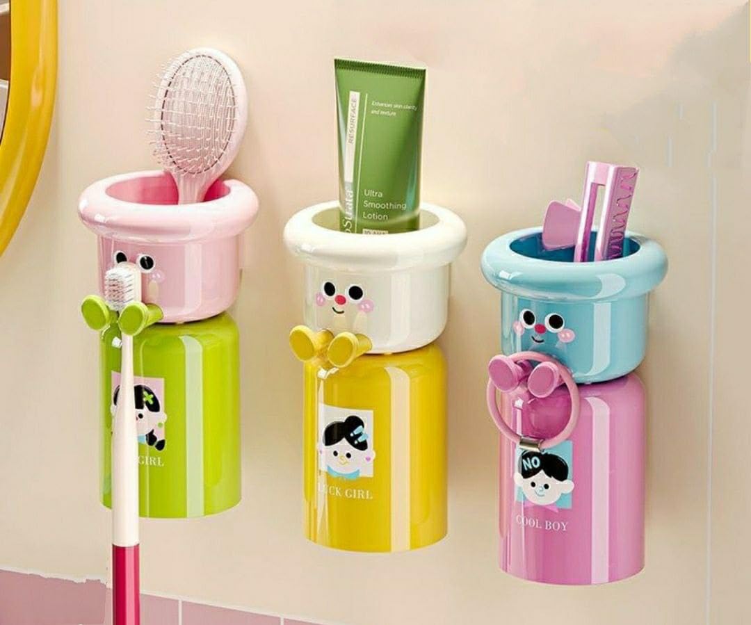 WallMate Toothbrush and Cup Holder