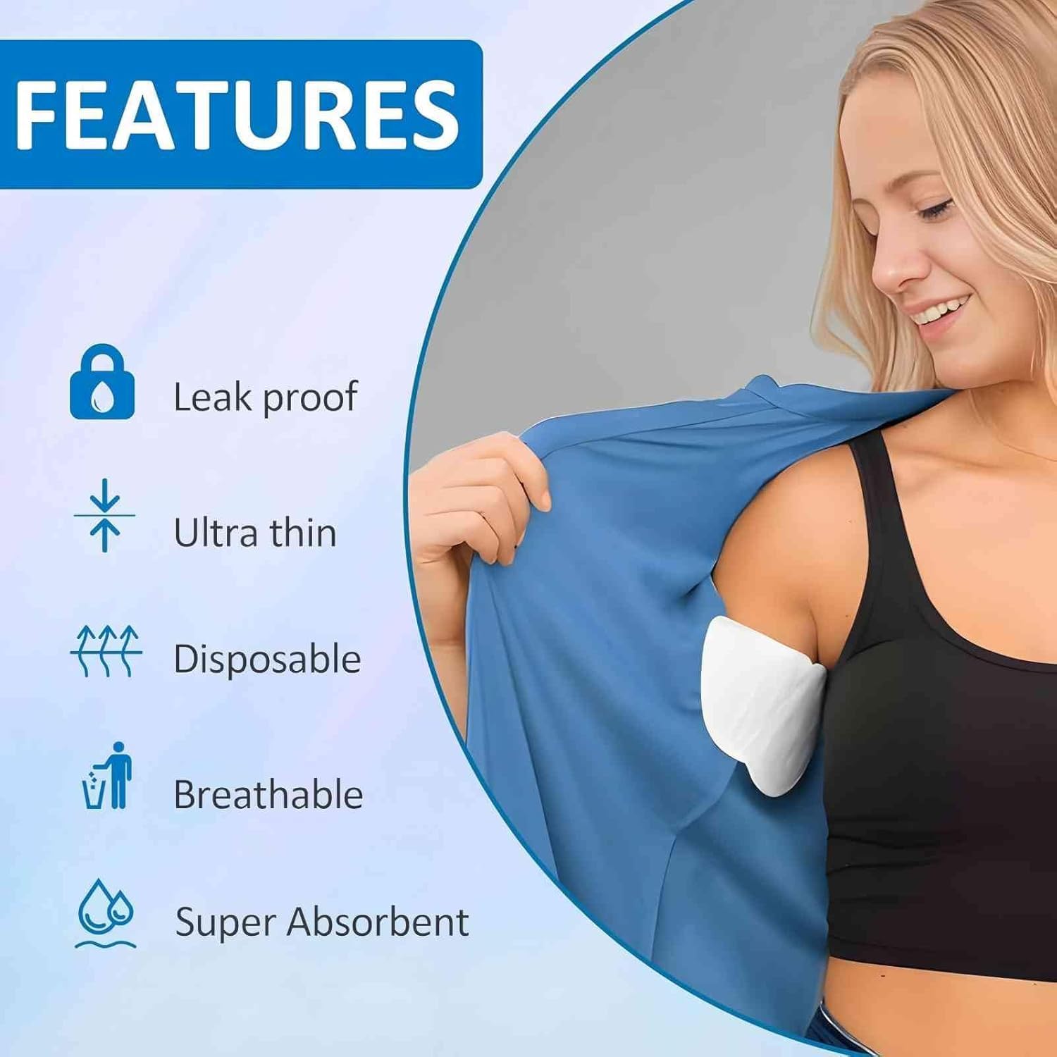 NoTrace Underarm Pads