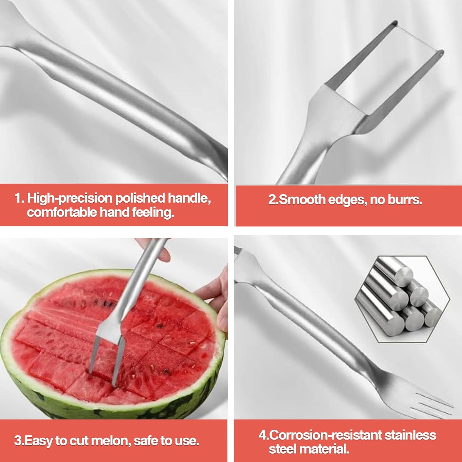SmoothCubes 2-in-1 Watermelon Cutter