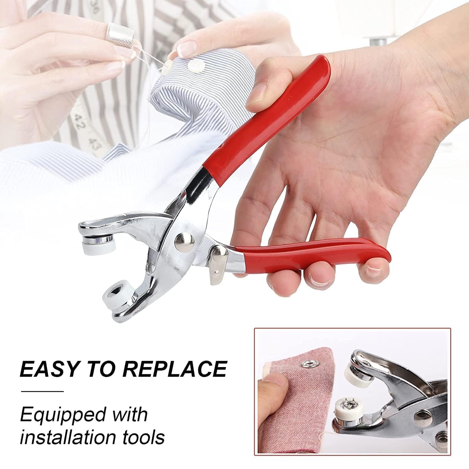 SnapGrip Metal Button Kit