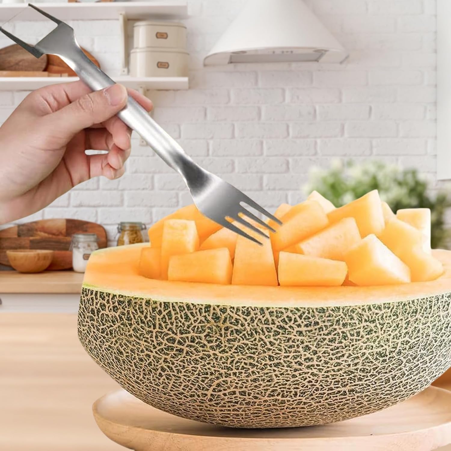 SmoothCubes 2-in-1 Watermelon Cutter