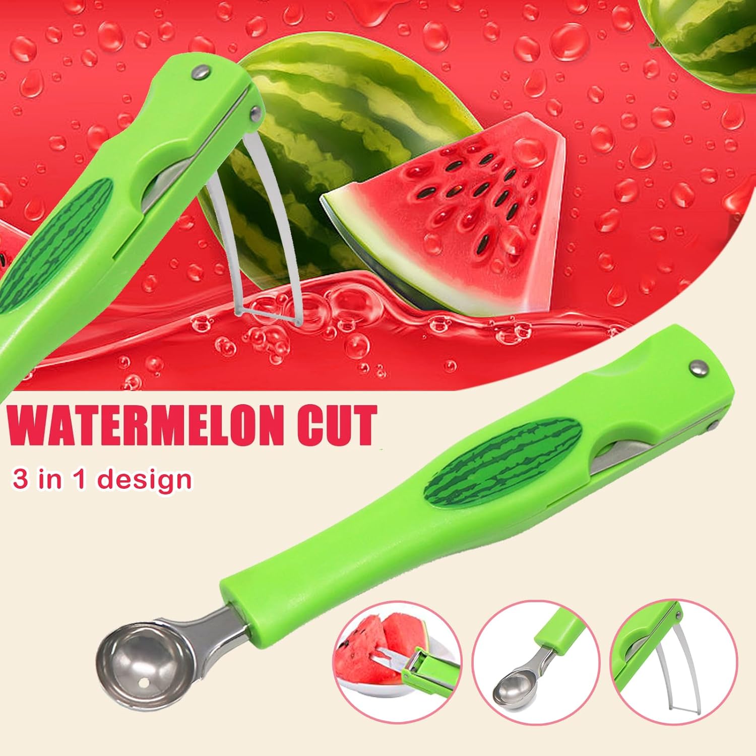 Melon Baller 3 in 1 Cutter