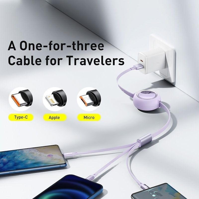 3-in-1 Retractable Cable