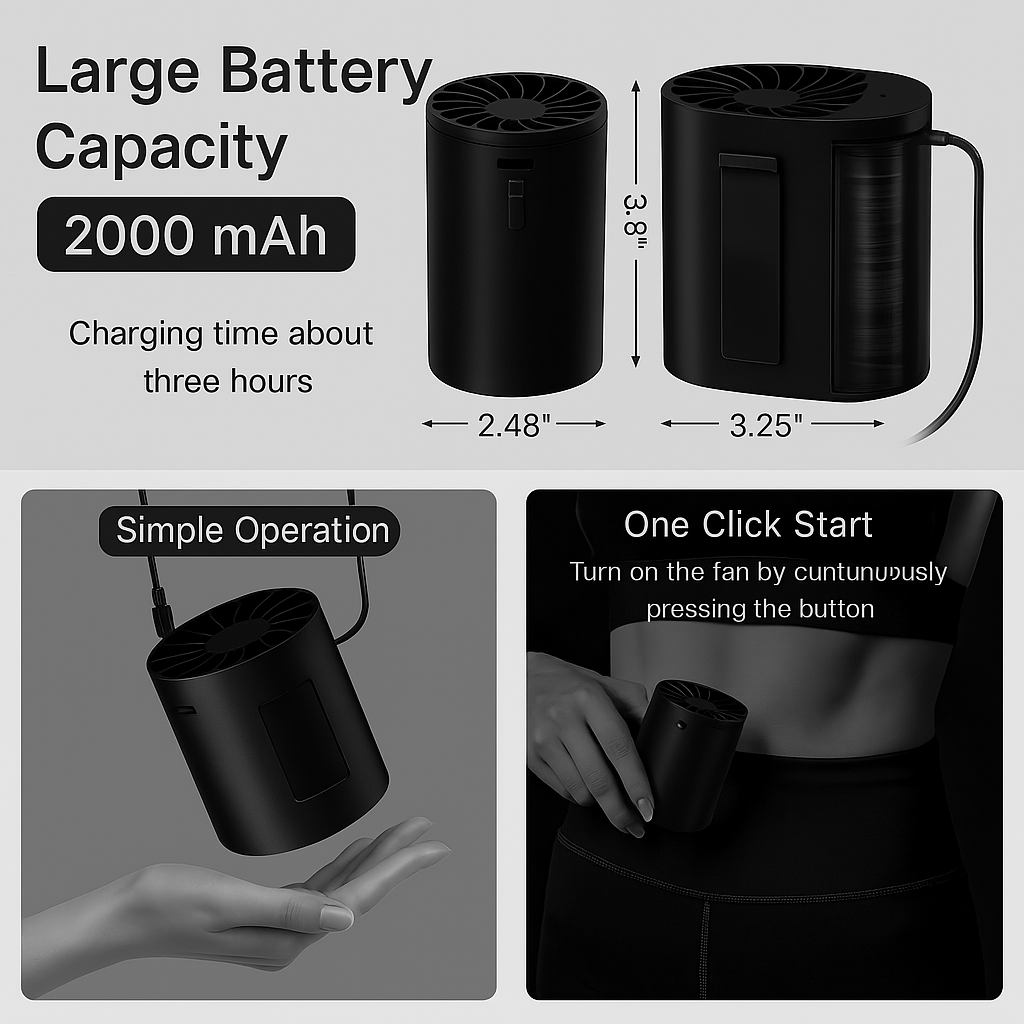 Wearable Chill Fan